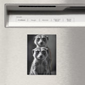 メルカート野生生物威厳のある自然壁紙 マグネット (インサイチュ (食洗機))