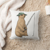 メルカート魚釣りフィッシャー魚釣りロッド クッション (ブランケット)