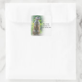 メルカート「この本は所有している」ステッカー スクエアシール (バッグ)