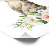 メルカート，サファリ，ピンクの花，女の子子供部屋 フォトプリント            (角)