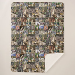 メルカート・フォト・コラージュ シェルパブランケット