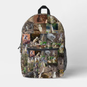 メルカート・フォト・コラージュ プリントバックパック (正面)