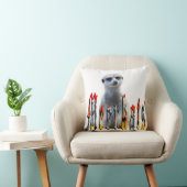 メルカ誇りを持ったツ名の後ろに立つ クッション (椅子)