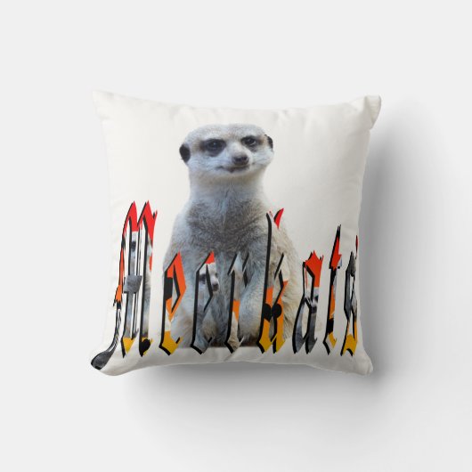 メルカ誇りを持ったツ名の後ろに立つ クッション (正面)