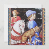 メルキオールの行列, 騎馬, 野猫 招待状 (正面)