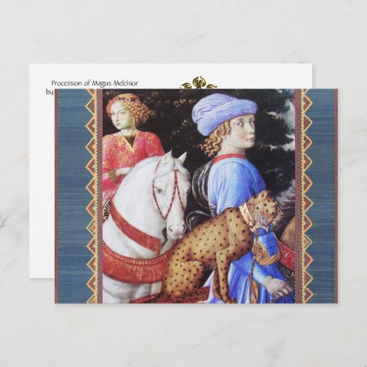 メルキオール賢者行列, 騎馬, 野猫 ポストカード (正面/裏面)