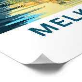 メルクアベビーオーストリア旅行印刷 ポスター (角)