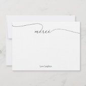 メルシありがとうノートカード 招待状 (正面)