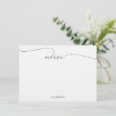 メルシありがとうノートカード 招待状 (スタンド正面)