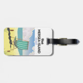 メルシア島エセックス旅行ポスター ラゲッジタグ (裏面横)