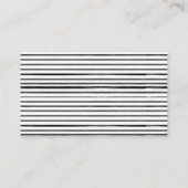 メルシフランスのブルドッグ赤ちゃんシャワーありがとう エンクロージャーカード (裏面)