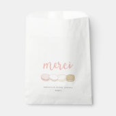 メルシフランスのマカロンブライダルシャワー フェイバーバッグ (正面)