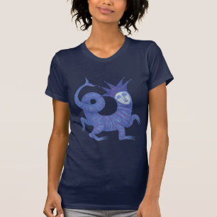 メルシン,水中魔法の生き物,ファンタジーアート Tシャツ