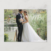 メルシービーコーお気に入りのプウェディングデイフォトポストカード ポストカード (正面)