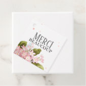 メルシーボークーありがとうピンクウォーターカラーアジサイ フェイバータグ (インサイチュ)