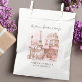 メルシーボークープターカフェベビーシャワーありがとう フェイバーバッグ