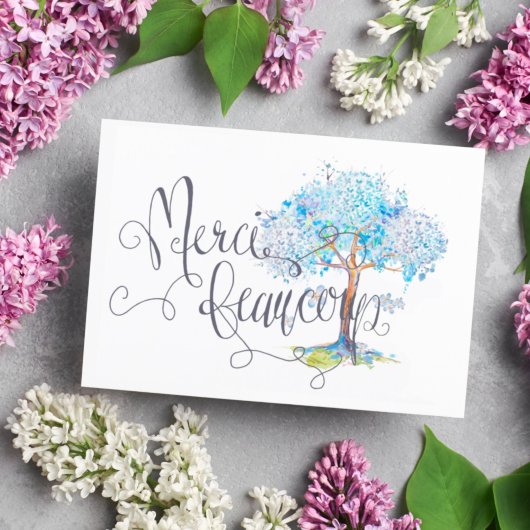 メルシーボークープチューブルーツリーサンキュービョウ ポストカード