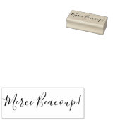 メルシーボークー |どうもありがとうフランスの。 ラバースタンプ (押印)