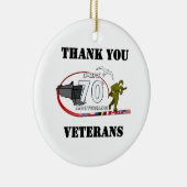 メルシーヴェテラン – ありがとう退役軍人 セラミックオーナメント (右)