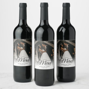 メルシ結婚ボクーデター写真賛成 ワインラベル