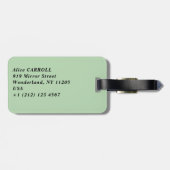 メルジェット島のベネディクト修道院 – クロアチア ラゲッジタグ (裏面横)