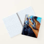 「メルセデスで創造性を発揮しよう ノートブック (内部)