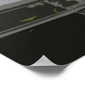 メルセデスとアガパンサス ポスター (角)