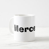 メルセデスは襲います コーヒーマグカップ (正面左)