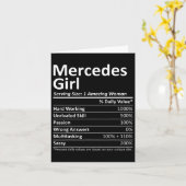 メルセデスガールTxテキサス州おもしろいシティホームルーツアメリカG カード (黄色い花)