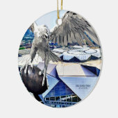 メルセデススタジアム、アトランタ、クリスマスオーナメント セラミックオーナメント (左)