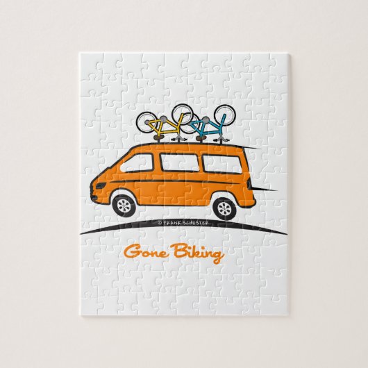 メルセデススプリンターゴーンサイクリング ジグソーパズル (縦)