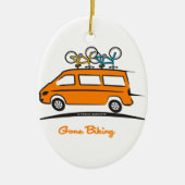 メルセデススプリンターゴーンサイクリング セラミックオーナメント (正面)