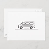 メルセデススプリンターショートホイールベース ポストカード (正面/裏面)