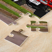 メルセデスベンツユニモグU4000クリアランストラック ジグソーパズル (側面)