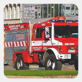 メルセデスベンツユニモグU4000クリアランストラック スクエアシール (正面)