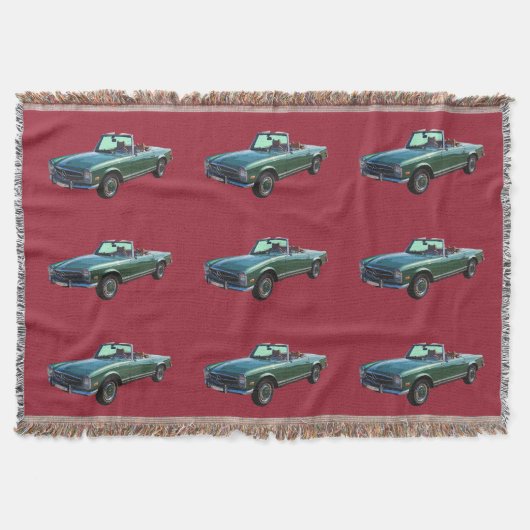 メルセデスベンツ280 SLコンバーチブル スローブランケット (正面)