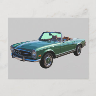 メルセデスベンツ280 SLコンバーチブル ポストカード