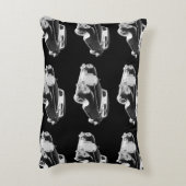 メルセデスベンツ300ラグジュアリーカーアート アクセントクッション (裏面(縦))