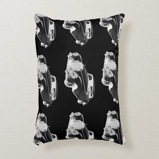 メルセデスベンツ300ラグジュアリーカーアート アクセントクッション (正面(垂直))