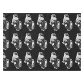 メルセデスベンツ300ラグジュアリーカーアート テーブルクロス (正面(横))