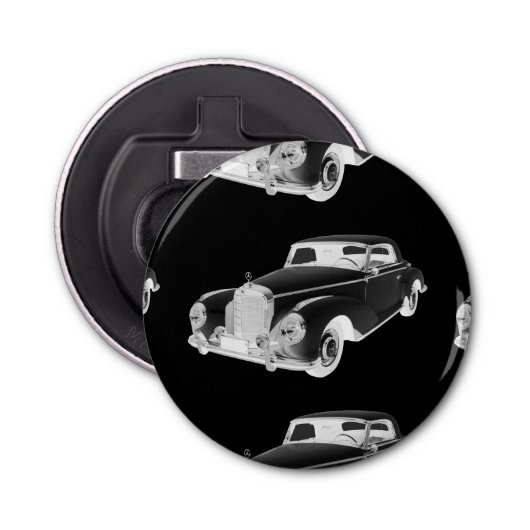 メルセデスベンツ300ラグジュアリーカーアート 栓抜き (正面)