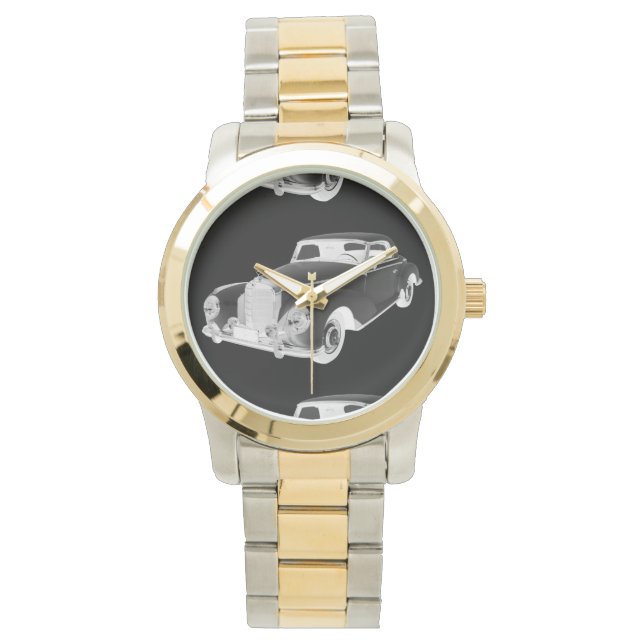 メルセデスベンツ300ラグジュアリーカーアート 腕時計 (正面)