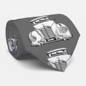 メルセデスベンツ300ラグジュアリーカーイラストレーション ネクタイ (ロール)
