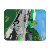 メルセデスベンツ マグネット (横)