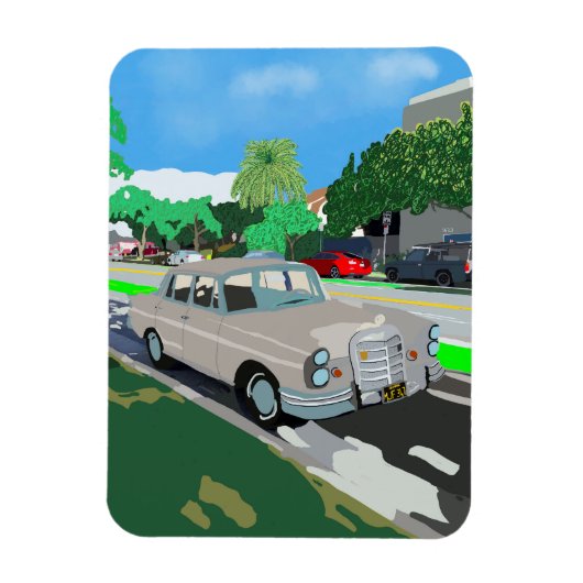 メルセデスベンツ マグネット (縦)