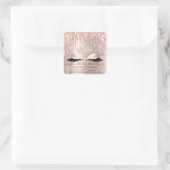 メルセデス美しいラッシュロータス感謝していメール番号 スクエアシール (バッグ)