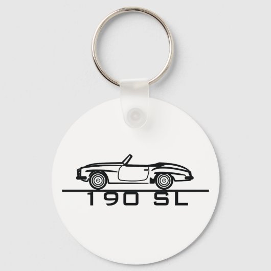 メルセデス190 SLタイプ121 キーホルダー (正面)