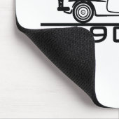 メルセデス190 SLタイプ121 マウスパッド (コーナー)