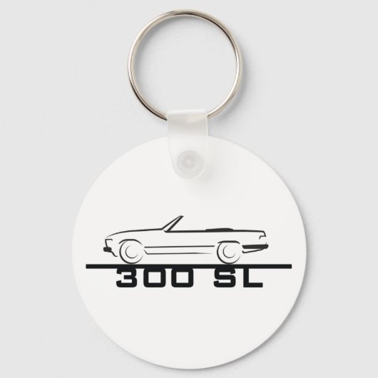 メルセデス300 SLタイプ107 キーホルダー (正面)