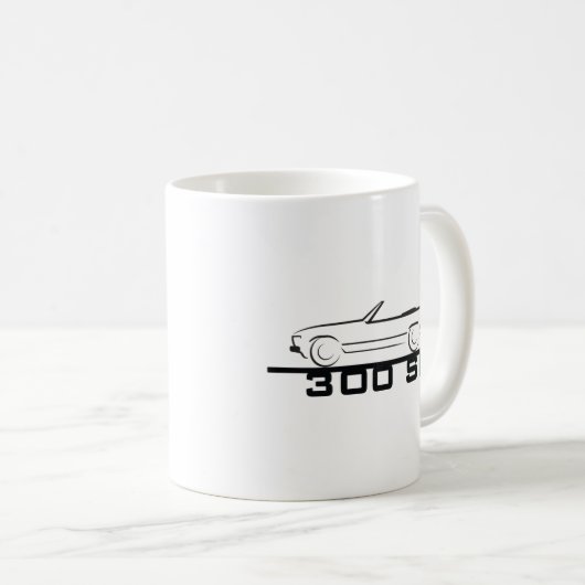 メルセデス300 SLタイプ107 コーヒーマグカップ (正面右)